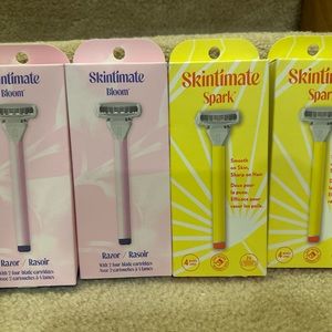 Skintimate Bloom and Spark Razors new